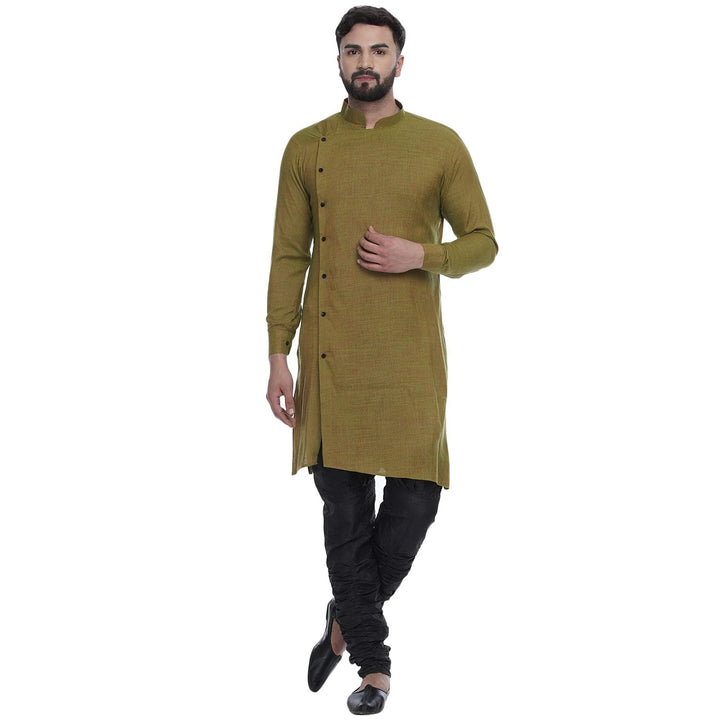 Viscose Rayon Men's Kurta | Classic Touch with Side Button