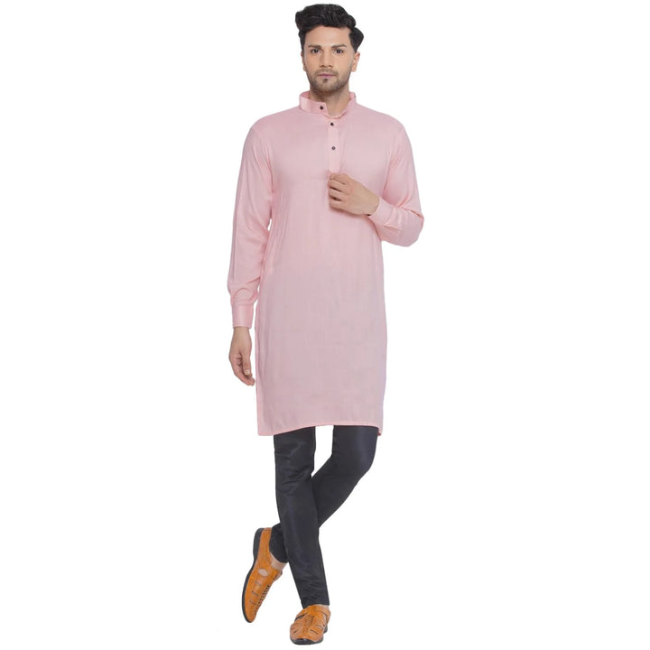 Timeless Solid Kurta for Men | Chic Rayon Festive Fashion
