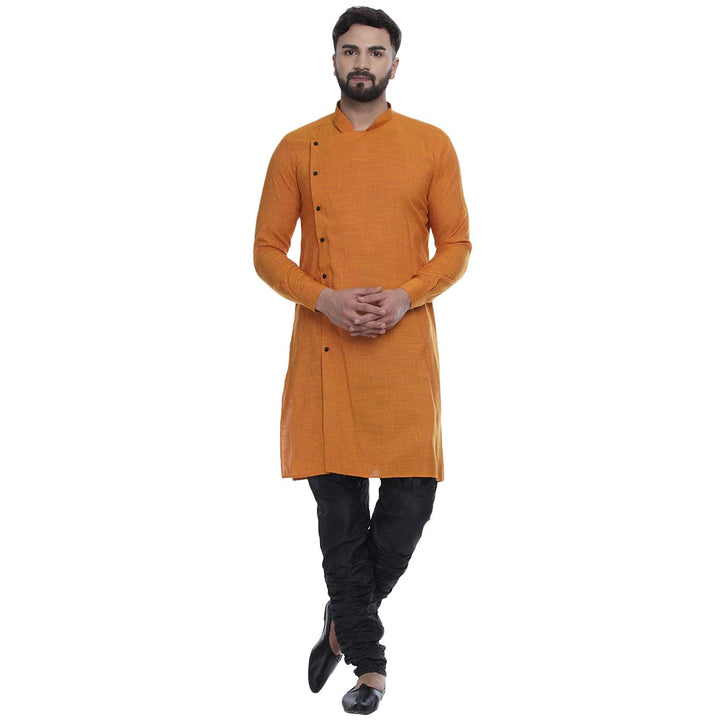 Viscose Rayon Men's Kurta | Classic Touch with Side Button