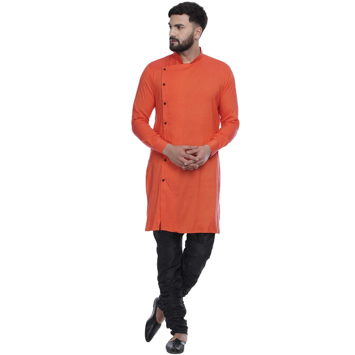 Viscose Rayon Men's Kurta | Classic Touch with Side Button
