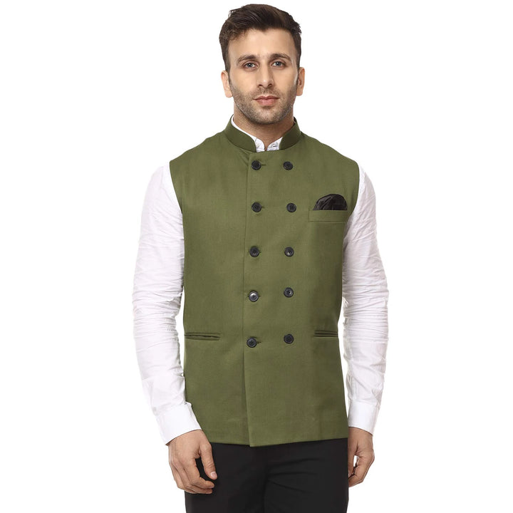 Premium Nehru Jacket | Chinese Collar for Festive Styling
