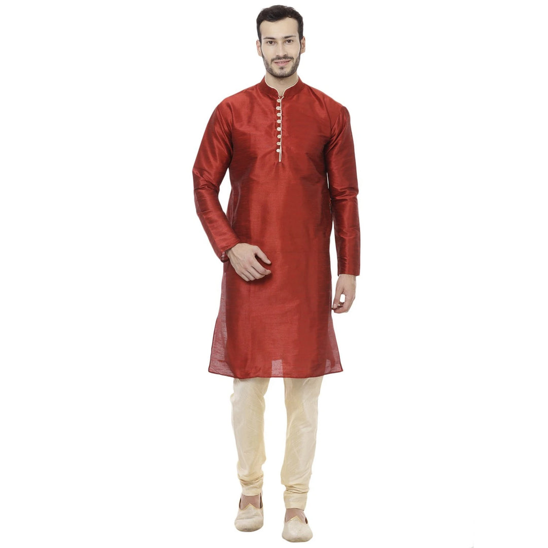 Premium Raw Silk Kurta Pajama | Men’s Designer Festive Wear