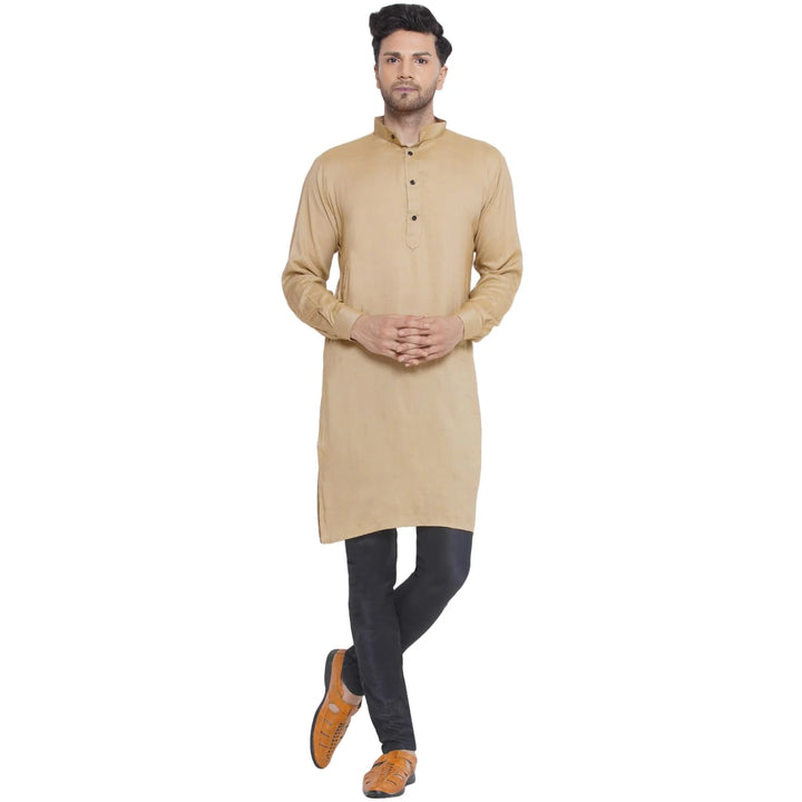 Timeless Solid Kurta for Men | Chic Rayon Festive Fashion