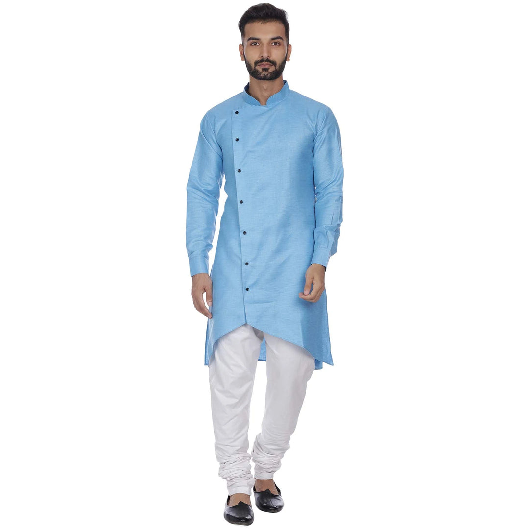Zig Zag Patterned Men's Kurta | Comfortable Cotton Style