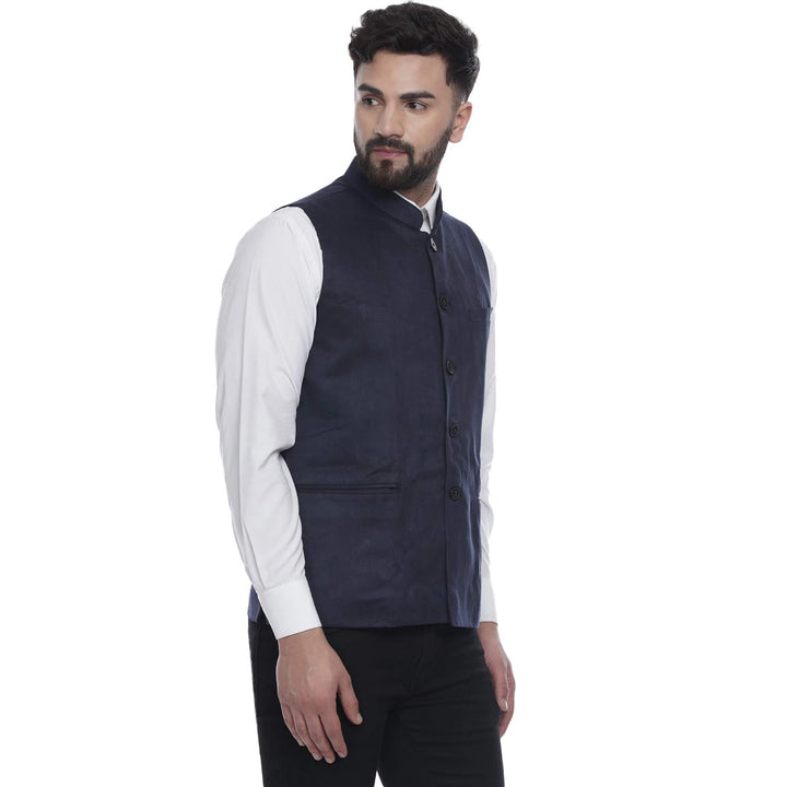 Men’s Elegant Velvet Jacket | Nehru Collar Classy Formal Outfit