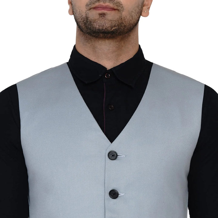 Designer Men's Solid Waistcoat | Stylish Waistcoat for Formal & Casual