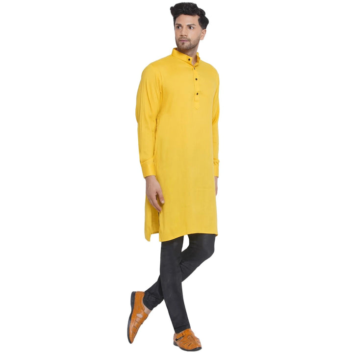 Timeless Solid Kurta for Men | Chic Rayon Festive Fashion