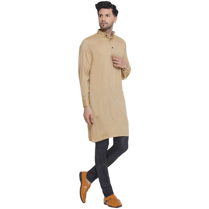 Timeless Solid Kurta for Men | Chic Rayon Festive Fashion