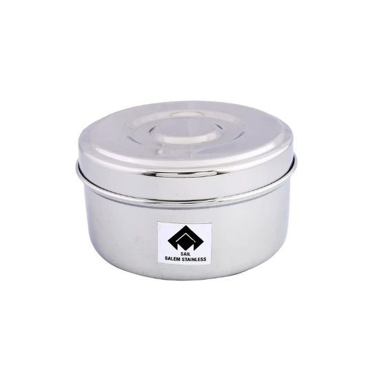Poori Dabba 304 Steel Container | Airtight Food Storage Box