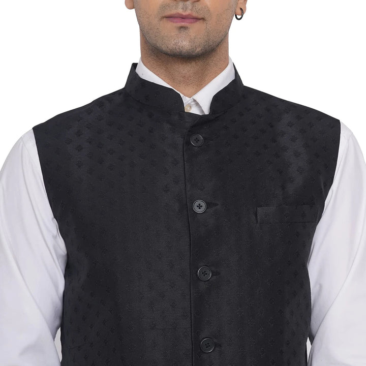 Stylish Printed Nehru Jacket for Men | Designer Wear for Weddings & Parties