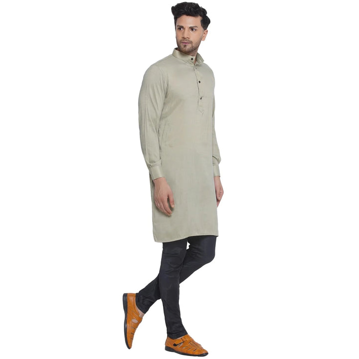 Timeless Solid Kurta for Men | Chic Rayon Festive Fashion