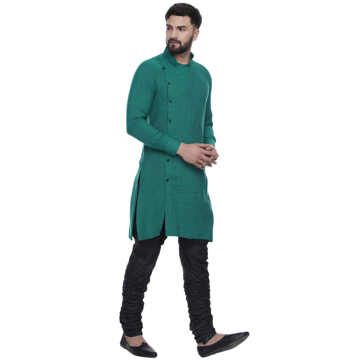 Viscose Rayon Men's Kurta | Classic Touch with Side Button