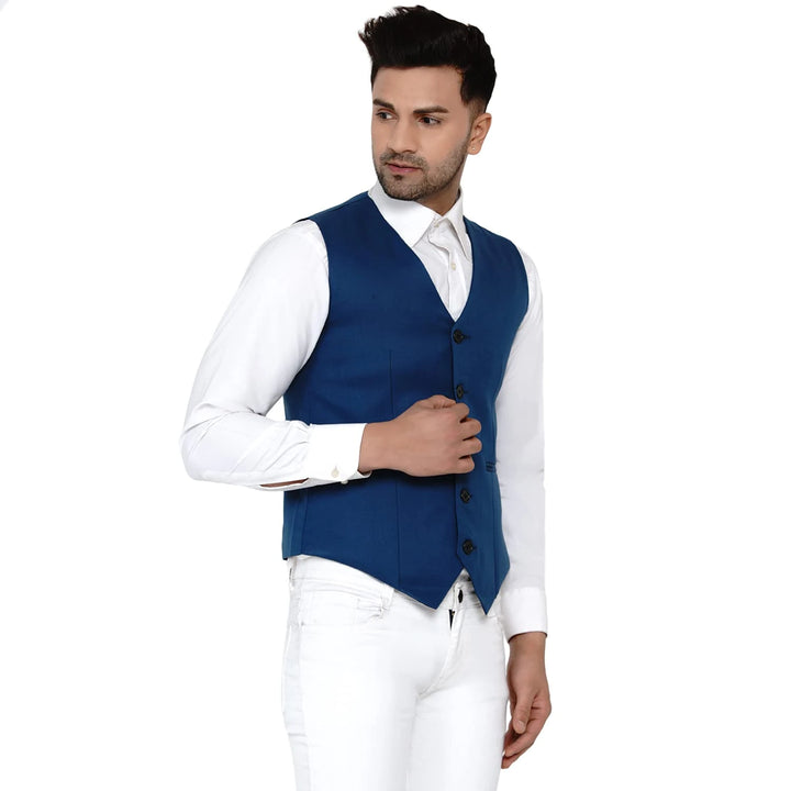 Men's Solid Waistcoat | Perfect for Casual & Formal Looks