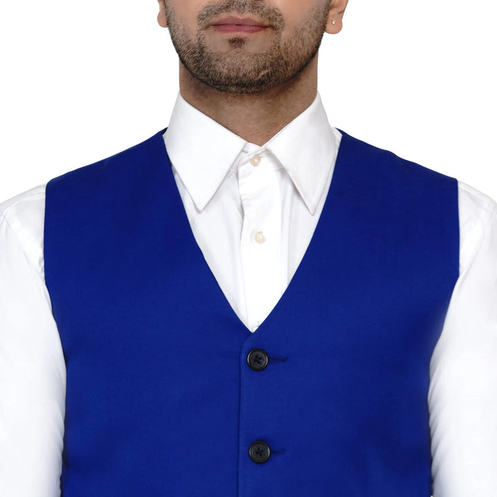 Men's Solid Waistcoat | Perfect for Casual & Formal Looks
