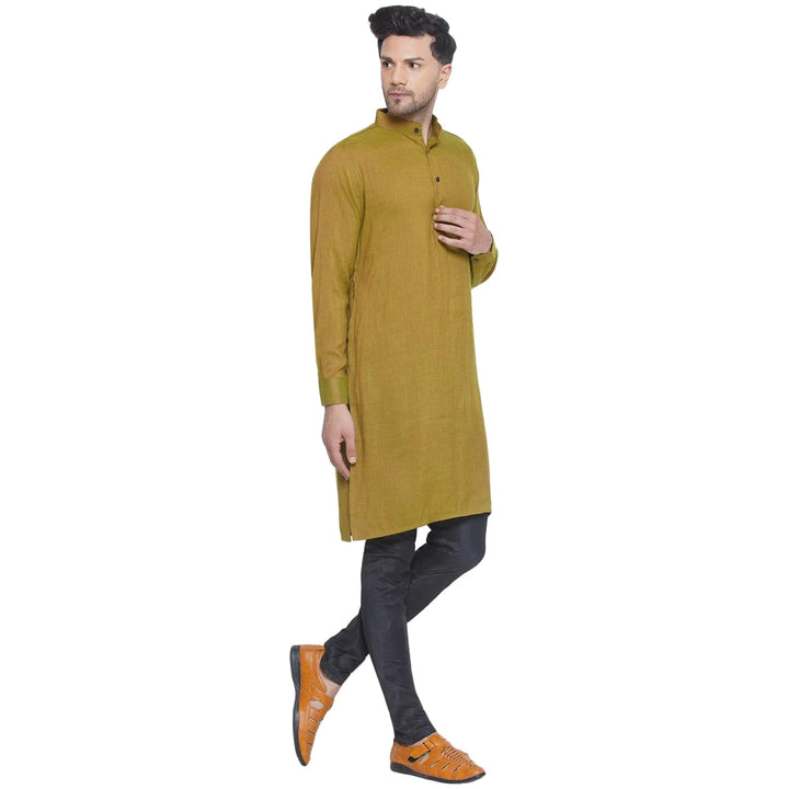 Timeless Solid Kurta for Men | Chic Rayon Festive Fashion