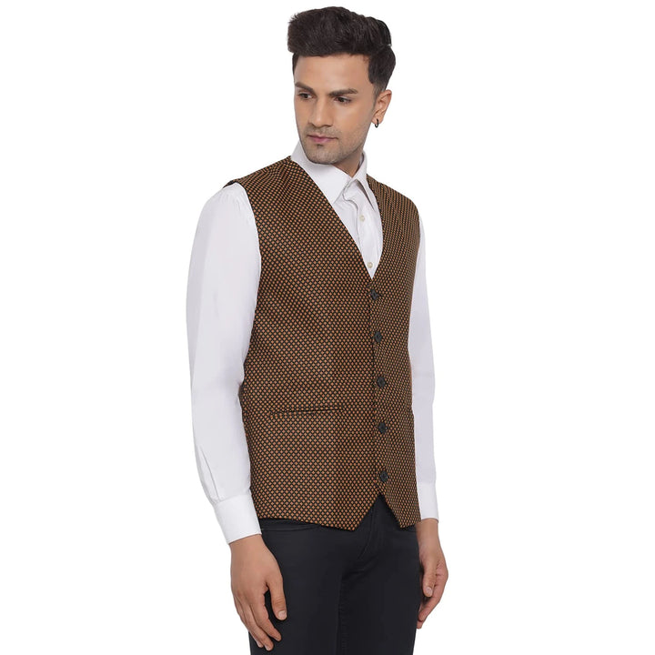 Stylish Printed Waistcoat for Men | Formal & Casual Wear