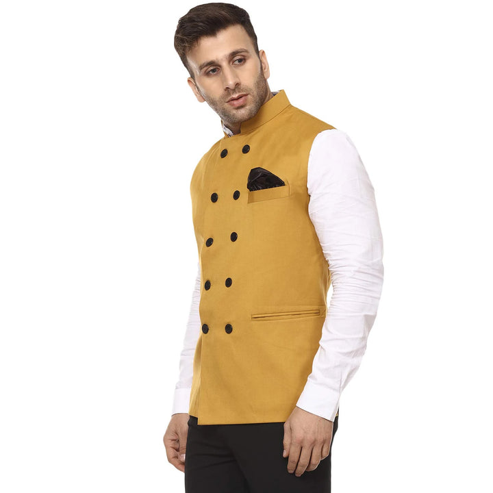 Premium Nehru Jacket | Chinese Collar for Festive Styling