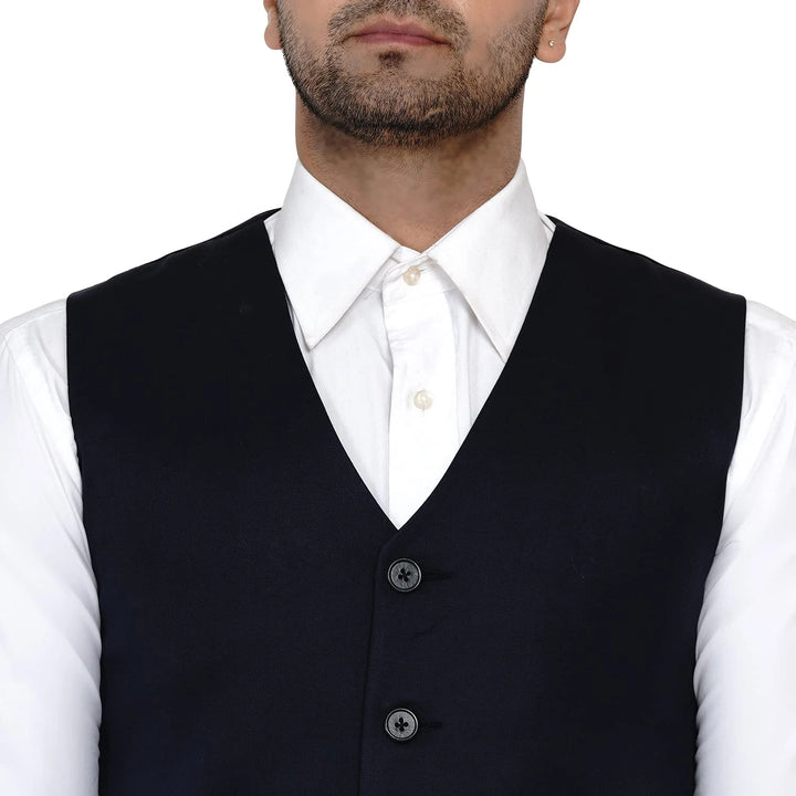 Men's Solid Waistcoat | Perfect for Casual & Formal Looks