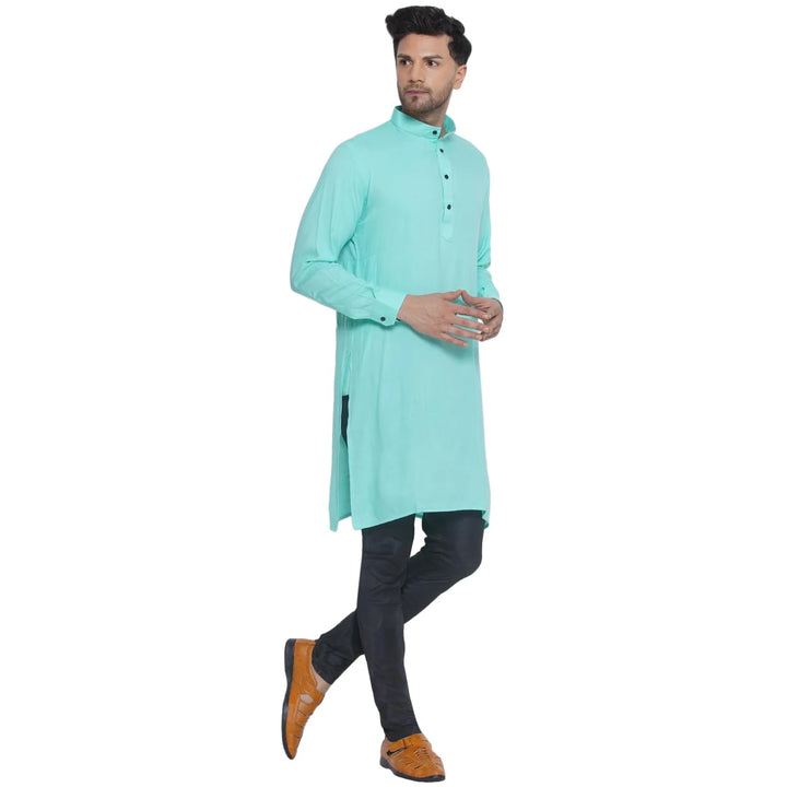 Timeless Solid Kurta for Men | Chic Rayon Festive Fashion