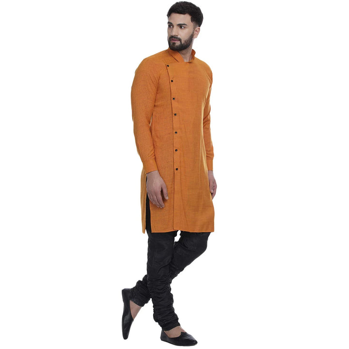 Viscose Rayon Men's Kurta | Classic Touch with Side Button