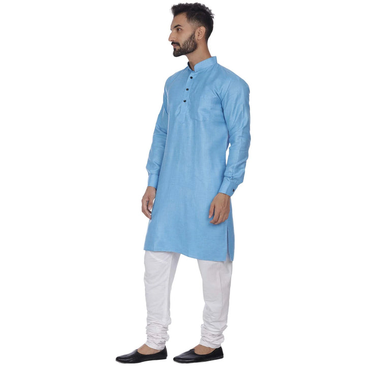 Traditional Cotton Long Kurta for Men | Daily Wear Essential