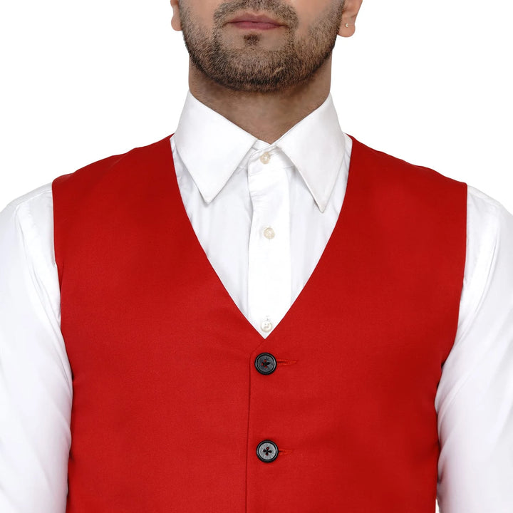 Men's Solid Waistcoat | Perfect for Casual & Formal Looks