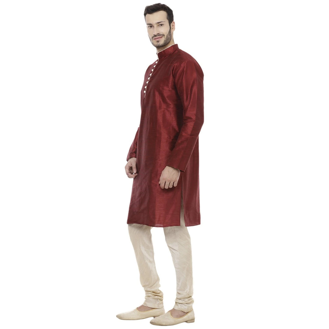 Premium Raw Silk Kurta Pajama | Men’s Designer Festive Wear