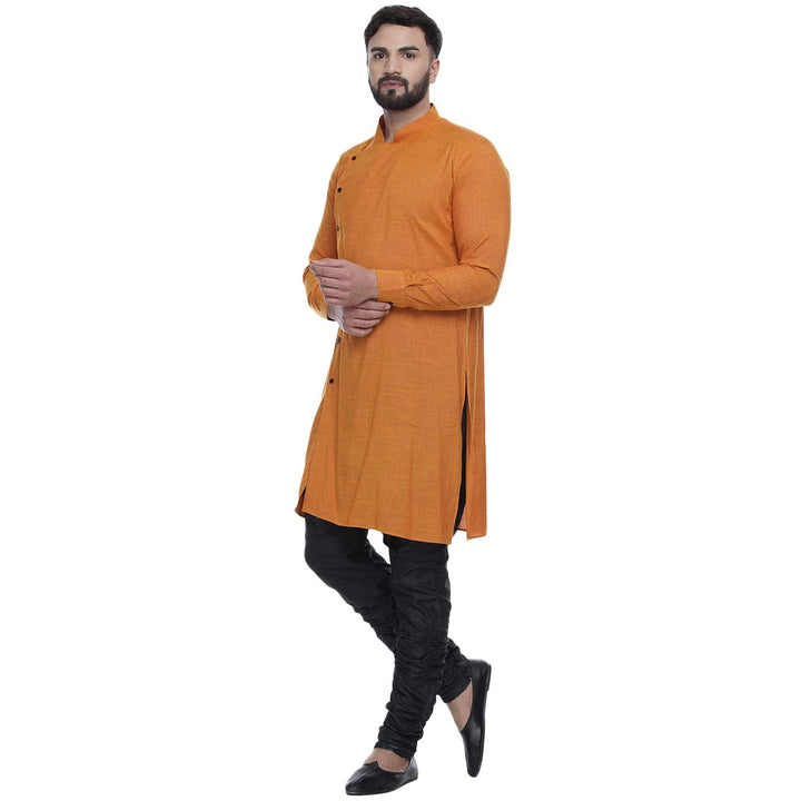 Viscose Rayon Men's Kurta | Classic Touch with Side Button