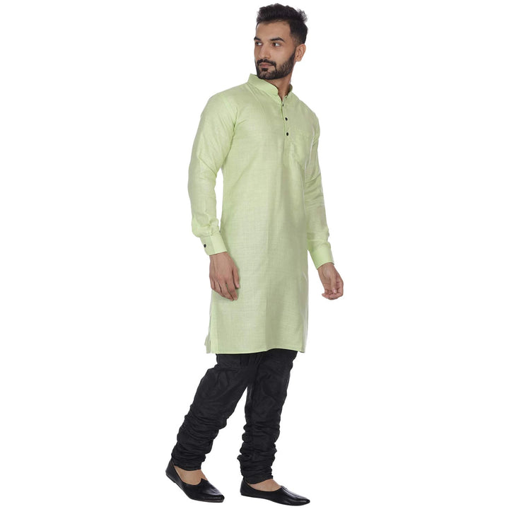 Comfortable Men's Long Kurta | Plain Cotton Fabric | Casual Look