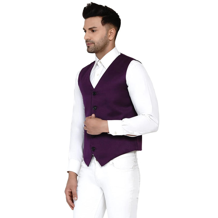 Men's Solid Waistcoat | Perfect for Casual & Formal Looks