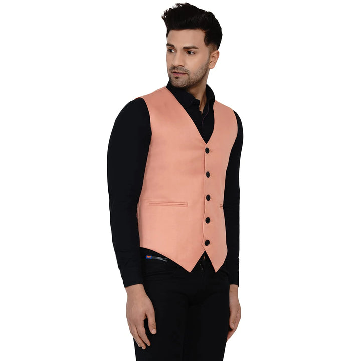 Men's Solid Waistcoat | Perfect for Casual & Formal Looks