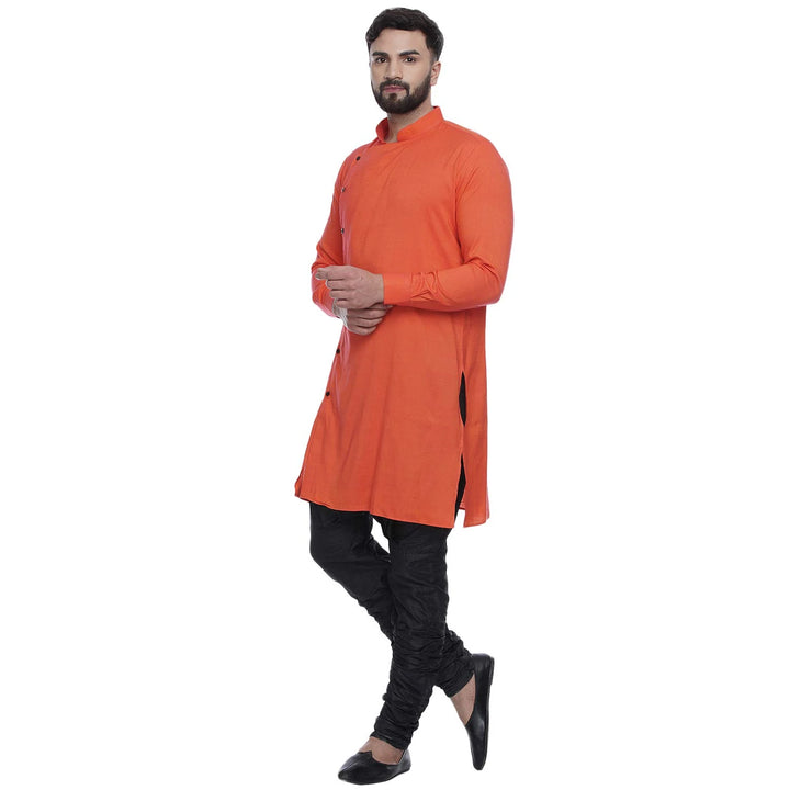 Viscose Rayon Men's Kurta | Classic Touch with Side Button