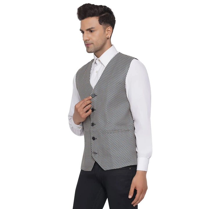 Stylish Printed Waistcoat for Men | Formal & Casual Wear