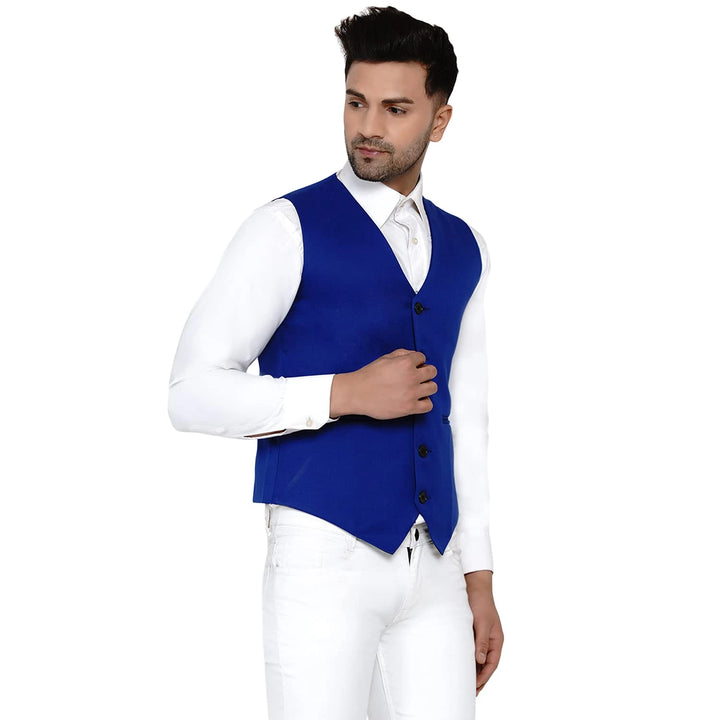 Men's Solid Waistcoat | Perfect for Casual & Formal Looks