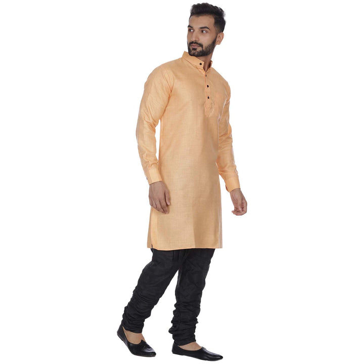 Comfortable Men's Long Kurta | Plain Cotton Fabric | Casual Look