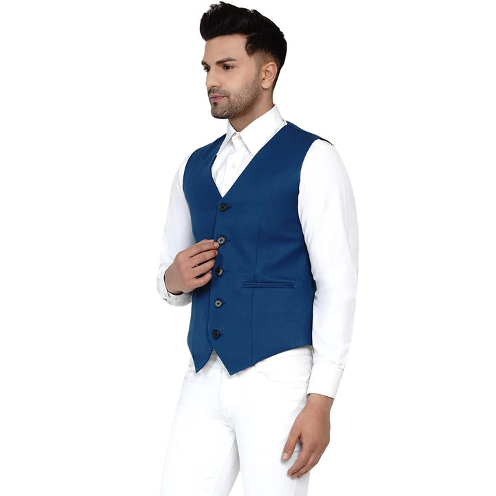 Men's Solid Waistcoat | Perfect for Casual & Formal Looks