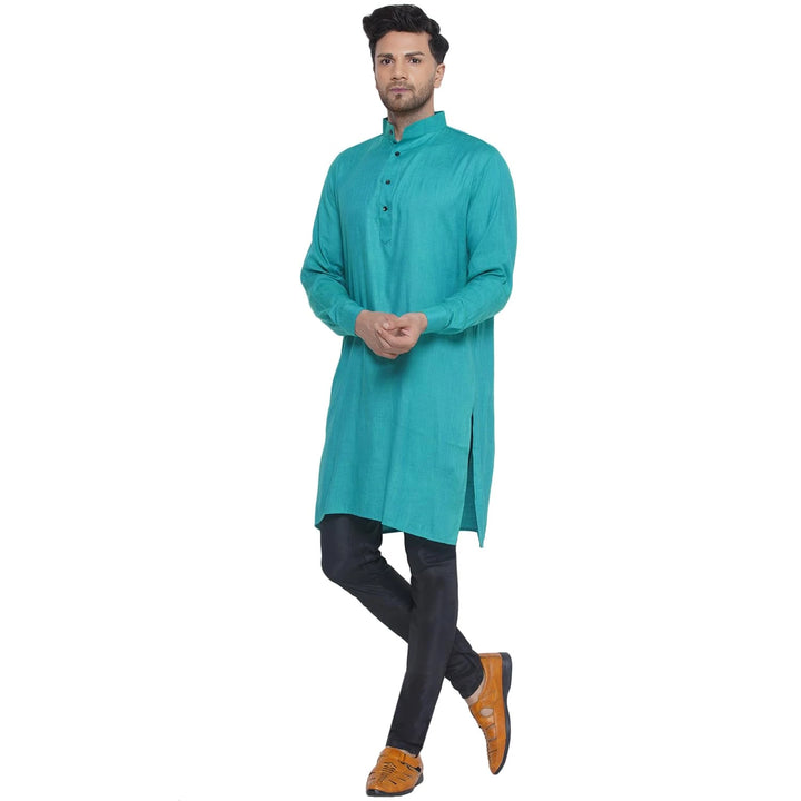 Timeless Solid Kurta for Men | Chic Rayon Festive Fashion