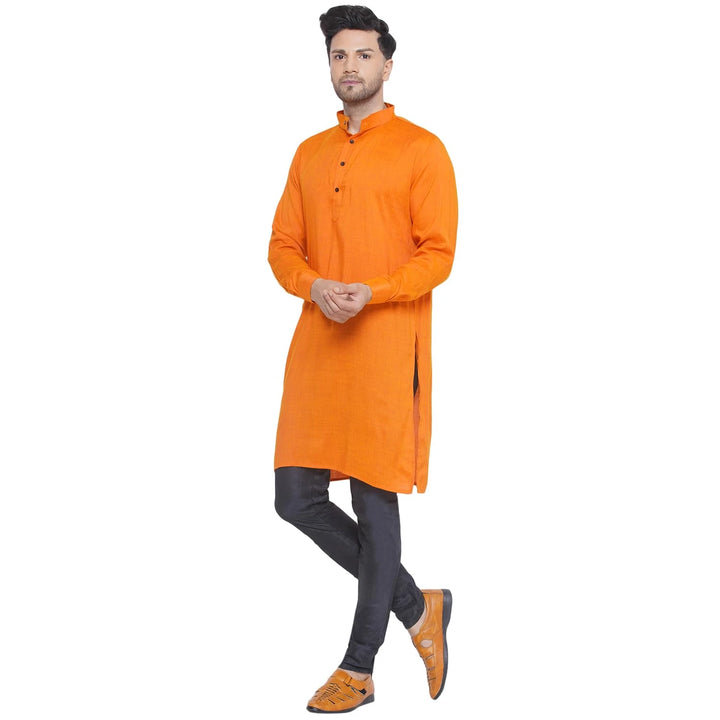 Timeless Solid Kurta for Men | Chic Rayon Festive Fashion
