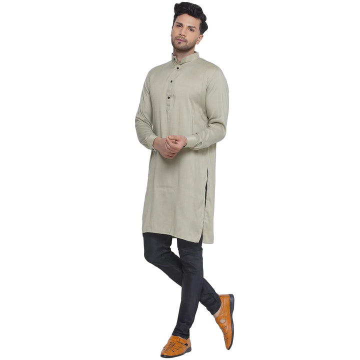 Timeless Solid Kurta for Men | Chic Rayon Festive Fashion