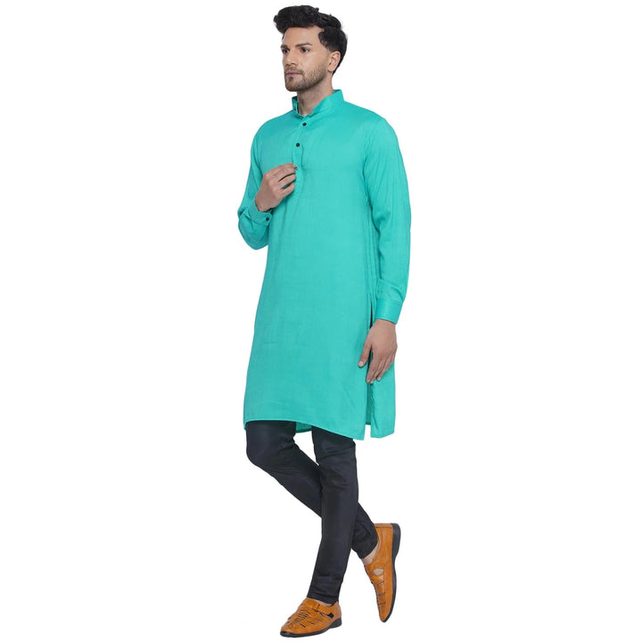 Timeless Solid Kurta for Men | Chic Rayon Festive Fashion