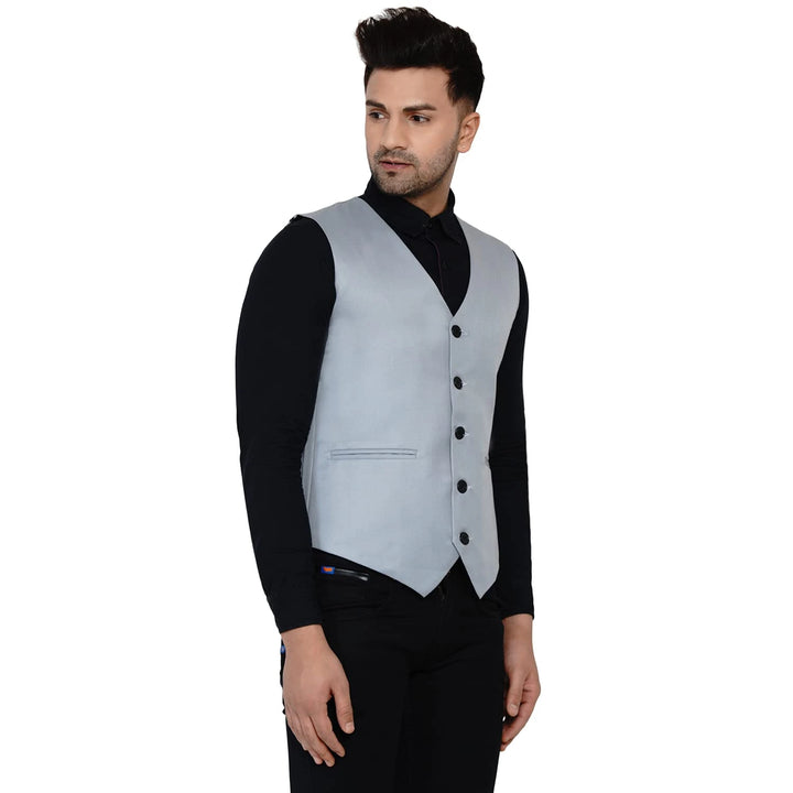 Designer Men's Solid Waistcoat | Stylish Waistcoat for Formal & Casual