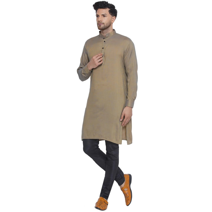 Timeless Solid Kurta for Men | Chic Rayon Festive Fashion