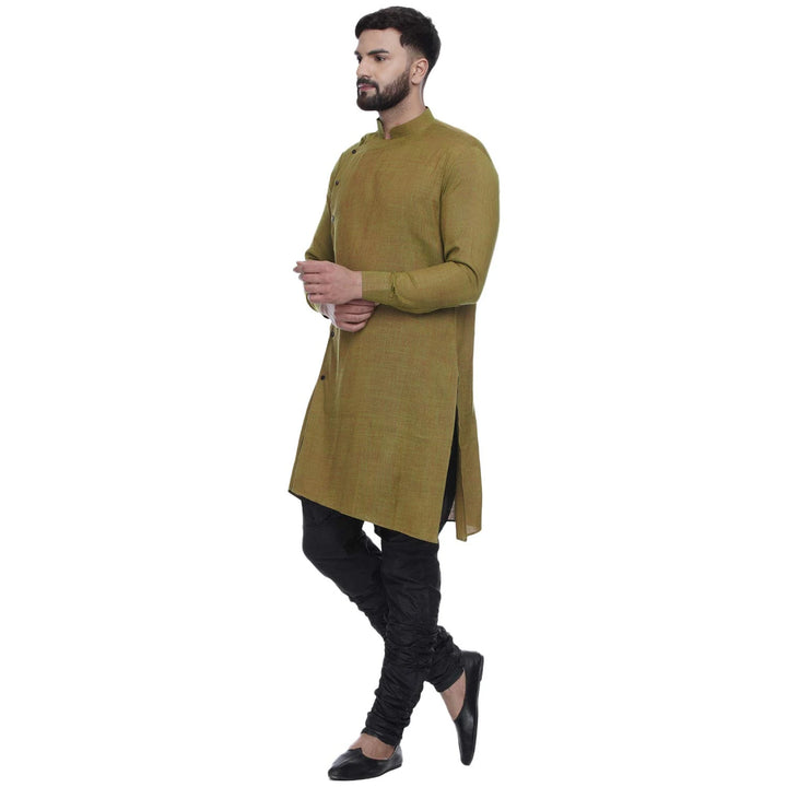 Viscose Rayon Men's Kurta | Classic Touch with Side Button