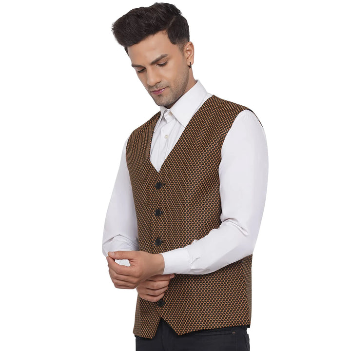 Stylish Printed Waistcoat for Men | Formal & Casual Wear