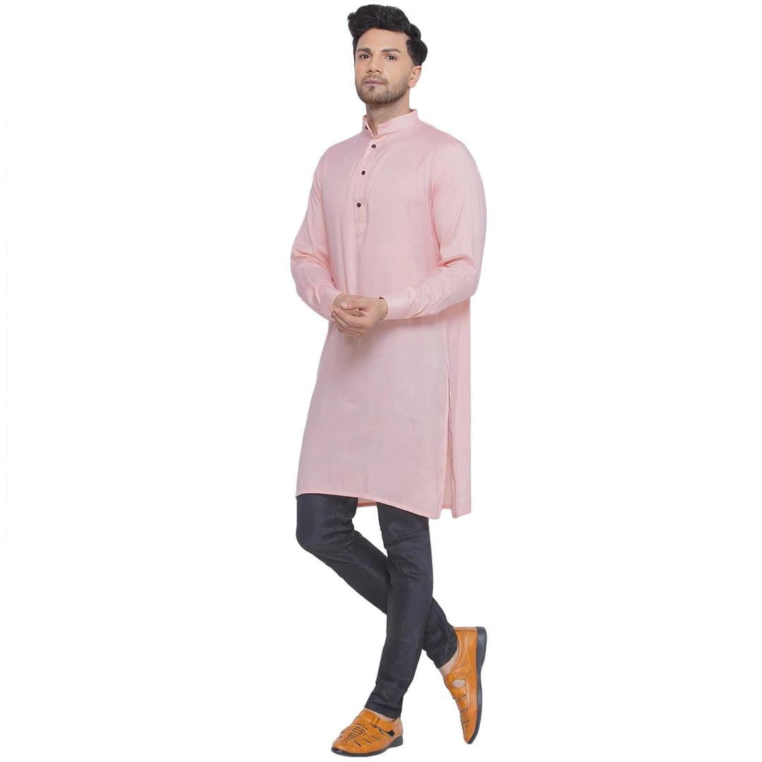 Timeless Solid Kurta for Men | Chic Rayon Festive Fashion