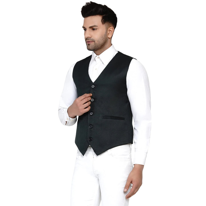 Men's Solid Waistcoat | Perfect for Casual & Formal Looks