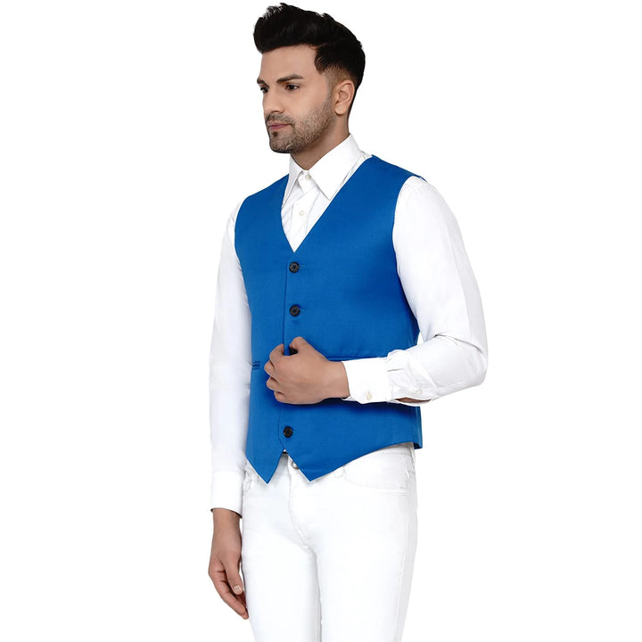 Men's Solid Waistcoat | Perfect for Casual & Formal Looks