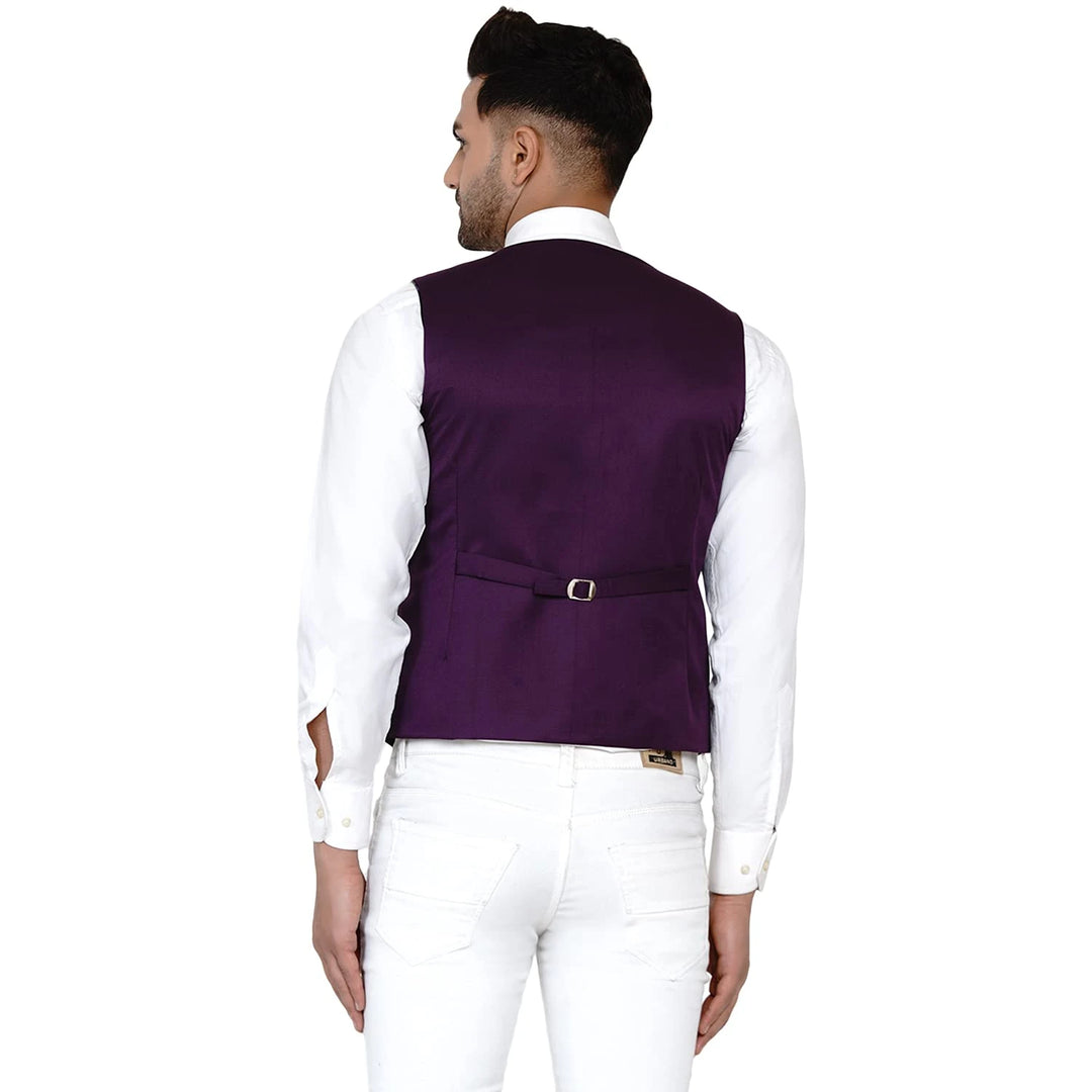 Men's Solid Waistcoat | Perfect for Casual & Formal Looks