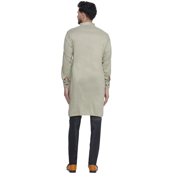 Timeless Solid Kurta for Men | Chic Rayon Festive Fashion