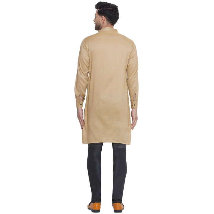 Timeless Solid Kurta for Men | Chic Rayon Festive Fashion